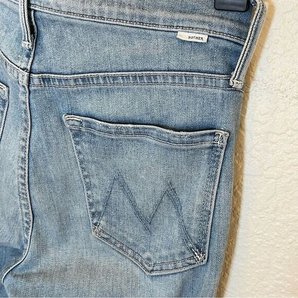 MOTHER The Mid Rise Dazzler Ankle Fray Jeans in Jackpot size 26 - Picture 10 of 16